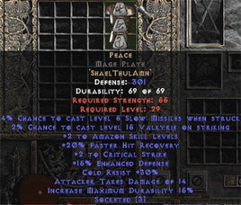 Peace Mage Plate - West Non-Ladder
