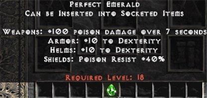 Perfect Emerald - West Non-Ladder