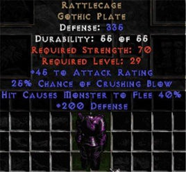 Rattlecage - 335 Def - Perfect - West Non-Ladder