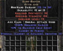 Rune Master - Ethereal - West Non-Ladder