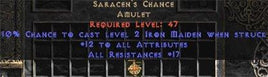 Saracen's Chance - West Non-Ladder