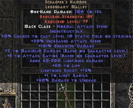 Schaefer's Hammer 100%-114% ED - West Non-Ladder