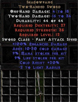 Shadowfang - West Non-Ladder