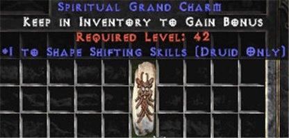 Druid Shape Shifting Skills GC (plain) - Europe Non-Ladder