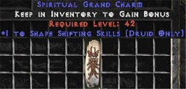 Druid Shape Shifting Skills GC (plain) - East Non-Ladder