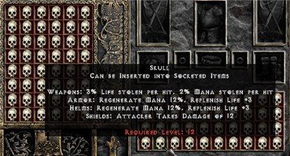 Skull - Pack of 88 - West Non-Ladder