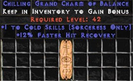 Sorceress Cold Skills w/ 12% FHR GC - West Non-Ladder