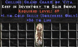 Sorceress Cold Skills w/ 36-39 Life GC - West Non-Ladder