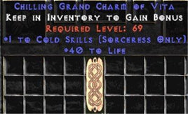 Sorceress Cold Skills w/ 40 Life GC - West Non-Ladder