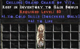 Sorceress Cold Skills w/ 41-44 Life GC - West Non-Ladder