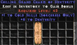 Sorceress Cold Skills w/ 3-5 Dex GC - West Non-Ladder