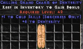 Sorceress Cold Skills w/ 6 Dex GC - West Non-Ladder