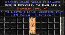 Sorceress Lightning Skills w/ 12% FHR GC - West Non-Ladder