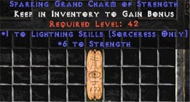 Sorceress Lightning Skills w/ 6 Str GC - West Ladder