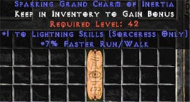 Sorceress Lightning Skills w/ 7% FRW GC - East Ladder