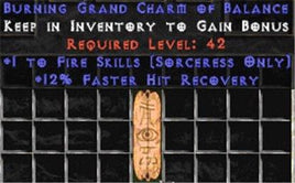 Sorceress Fire Skills w/ 12% FHR GC - West Non-Ladder