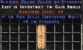 Sorceress Fire Skills w/ 3-5 Str GC - West Non-Ladder