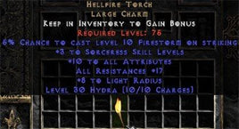 Sorceress Hellfire 17-19 Resist All/10-16 Stats - West Non-Ladder