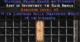 Sorceress Lightning Skills w/ 3-5 Str GC - West Non-Ladder