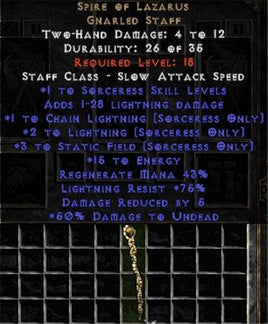 Spire of Lazarus - West Non-Ladder