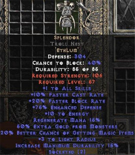 Splendor Troll Nest - 75-99% ED - West Non-Ladder