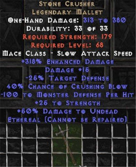 Stone Crusher - Ethereal - West Non-Ladder