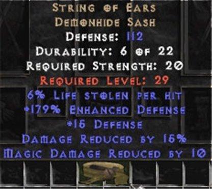 String of Ears 15% DR - West Non-Ladder