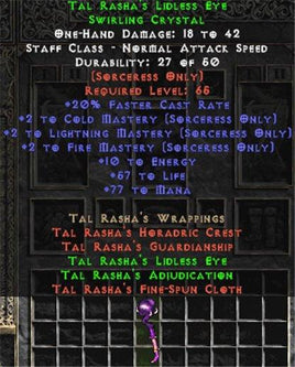 Tal Rasha's Lidless Eye - Unid - West Non-Ladder