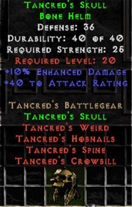 Tancred's Skull - West Non-Ladder
