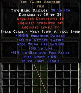 The Tannr Gorerod - West Non-Ladder