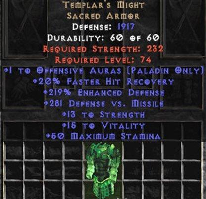 Templar's Might +1 Auras - West Non-Ladder