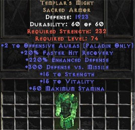 Templar's Might - 2 OA & 220% ED - West Non-Ladder