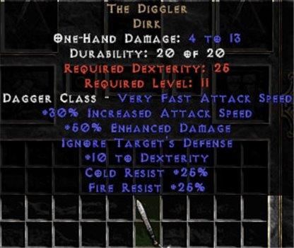 The Diggler - West Non-Ladder