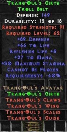 Trang-Oul's Girth - West Non-Ladder
