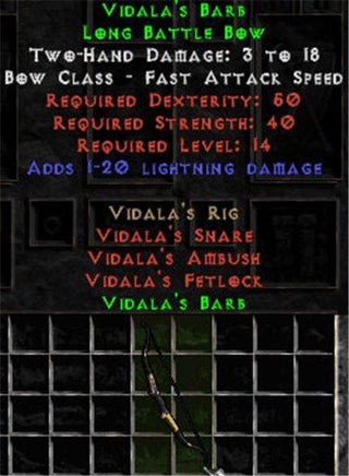 Vidala's Barb - East Non-Ladder