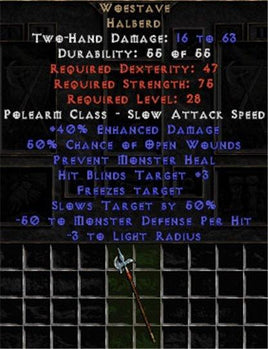 Woestave - +40% ED - Perfect - Europe Non-Ladder