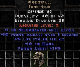 Wormskull - 36 Def - Perfect - Europe Non-Ladder