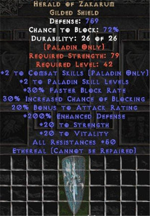 Herald of Zakarum - Ethereal - 150-179% ED - Europe Ladder