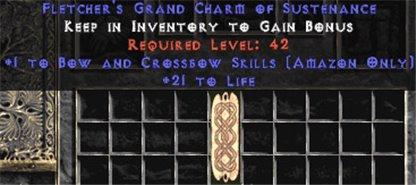 Amazon Bow & Crossbow Skills w/ 21-29 Life GC - West Ladder
