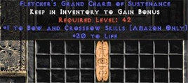 Amazon Bow & Crossbow Skills w/ 30 Life GC - East HC Ladder