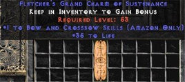 Amazon Bow & Crossbow Skills w/ 35 Life GC - West Non-Ladder