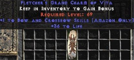 Amazon Bow & Crossbow Skills w/ 36-39 Life GC - West Non-Ladder