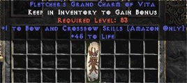 Amazon Bow & Crossbow Skills w/ 45 Life GC - East Non-Ladder
