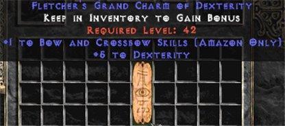 Amazon Bow & Crossbow Skills w/ 3-5 Dex GC - West Ladder