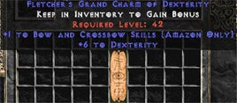 Amazon Bow & Crossbow Skills w/ 6 Dex GC - West Non-Ladder