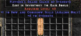 Amazon Bow & Crossbow Skills w/ 6 Str GC - West Non-Ladder