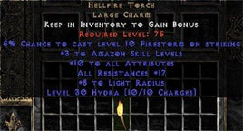 Amazon Hellfire 17-19 Resist All/10-16 Stats - West Non-Ladder
