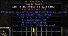 Amazon Hellfire 17-19 res 20 stats - East Ladder