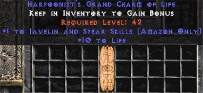 Amazon Javelin & Spear Skills w/ 10-20 Life GC - West Ladder