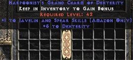 Amazon Javelin & Spear Skills w/ 3-5 Dex GC - West Non-Ladder